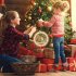 LED Christmas Window Lights 7LM High Brightness Energy Saving Battery Powered Hanging Xmas Decorative Light Santa