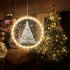 LED Christmas Window Lights 7LM High Brightness Energy Saving Battery Powered Hanging Xmas Decorative Light Santa