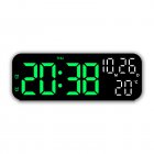 LED Clock Digital Wall Clock With 3-speed Brightness Adjustment Temperature Countdown Function Voice Control Wall Clocks