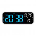 LED Clock Digital Wall Clock With 3-speed Brightness Adjustment Temperature Countdown Function Voice Control Wall Clocks