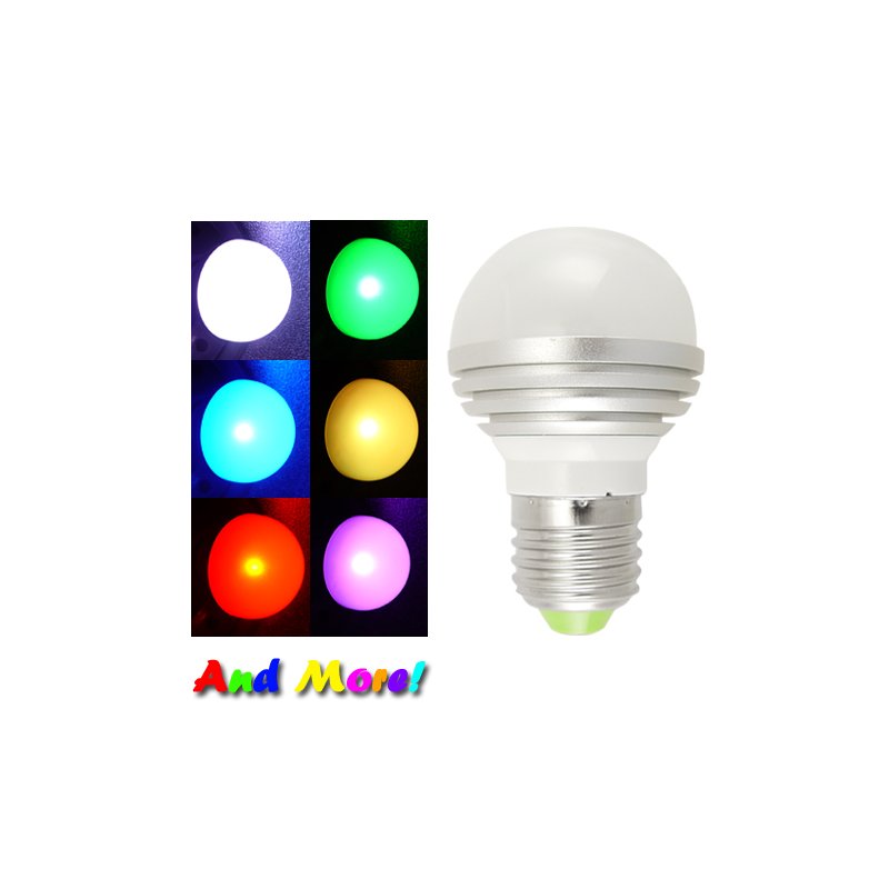 RGB LED Light Bulb with Remote Controller