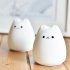 LED Colorful Night Light Energy Saving Eye Protection Colors Changing Cartoon Cat Bedroom Bedside Lamp  90 x 89 x 102mm  Popular cats