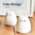 LED Colorful Night Light Energy Saving Eye Protection Colors Changing Cartoon Cat Bedroom Bedside Lamp  90 x 89 x 102mm  Popular cats