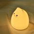 LED Colorful Night Light Energy Saving Eye Protection Colors Changing Cartoon Cat Bedroom Bedside Lamp  90 x 89 x 102mm  clever cat