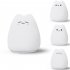 LED Colorful Night Light Energy Saving Eye Protection Colors Changing Cartoon Cat Bedroom Bedside Lamp  90 x 89 x 102mm  clever cat