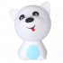 LED Colorful Night Light USB Charging Silicone Cartoon Dog Baby Nursery Pat Lamp for Children blue