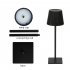 LED Cordless Table Lamp Rechargeable Desk Lamp 3 Level Brightness Touch Control Night Light For Bedroom Dining Room White  2000mAh 