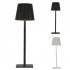 LED Cordless Table Lamp Rechargeable Desk Lamp 3 Level Brightness Touch Control Night Light Black