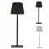 LED Cordless Table Lamp Rechargeable Desk Lamp 3 Level Brightness Touch Control Night Light For Bedroom Dining Room Black  2000mAh 