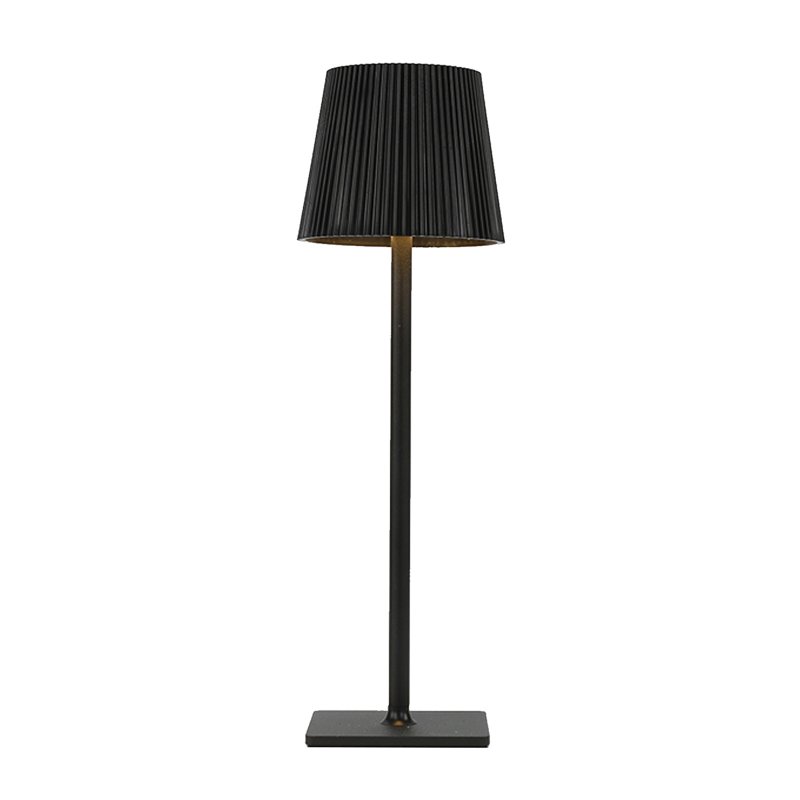 LED Cordless Table Lamp Rechargeable Desk Lamp 3-Level Brightness Touch Control Night Light For Bedroom Dining Room Black (2000mAh)