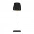 LED Cordless Table Lamp Rechargeable Desk Lamp 3 Level Brightness Touch Control Night Light For Bedroom Dining Room Black  2000mAh 