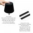 LED Cordless Table Lamp Rechargeable Desk Lamp 3 Level Brightness Touch Control Night Light For Bedroom Dining Room Black  2000mAh 