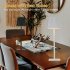LED Cordless Table Lamp Rechargeable Desk Lamp 3 Level Brightness Touch Control Night Light For Bedroom Dining Room Black  2000mAh 