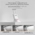 LED Desk Lamp 3 Levels Adjustable Brightness Eye Protection USB Charging Reading Lamp Night Lights Black 5000mah