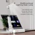 LED Desk Lamp 3 Levels Adjustable Brightness Eye Protection USB Charging Reading Lamp Night Lights Black 5000mah
