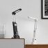 LED Desk Lamp 3 Levels Adjustable Brightness Eye Protection USB Charging Reading Lamp Night Lights Black 5000mah