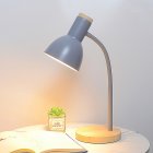 LED Desk Lamp Adjustable Goose Neck Table Lamp Eye-Caring Study Desk Lamps Nightstand Lamp‎ For Bedroom Living Room Bar Study Room Office Gray model
