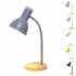 LED Desk Lamp Adjustable Goose Neck Table Lamp Eye Caring Study Desk Lamps Nightstand Lamp    For Bedroom Living Room Bar Study Room Office Gray model