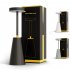 LED Desk Lamp Built In 2000mAh Battery 3 Color Stepless Dimming Wireless Charging Touch Sensor Night Light Black