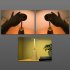 LED Desk Lamp Built In 2000mAh Battery 3 Color Stepless Dimming Wireless Charging Touch Sensor Night Light Black