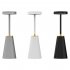 LED Desk Lamp Built In 2000mAh Battery 3 Color Stepless Dimming Wireless Charging Touch Sensor Night Light Black