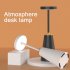 LED Desk Lamp Built In 2000mAh Battery 3 Color Stepless Dimming Wireless Charging Touch Sensor Night Light Black