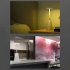 LED Desk Lamp Built In 2000mAh Battery 3 Color Stepless Dimming Wireless Charging Touch Sensor Night Light Black