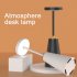 LED Desk Lamp Built In 2000mAh Battery 3 Color Stepless Dimming Wireless Charging Touch Sensor Night Light Grey