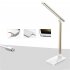 LED Desk Lamp Eye caring Table Lamps Dimmable Office Lamp with USB Charging Port Night Light Gold Plug in model   usb cable   charging head