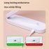 LED Desk Lamp For Office Home Rechargeable Battery Operated 3000k 4500k 6000k 3 Brightness Dimmable Wireless Reading Lamp Flexible Foldable Desk Light pink