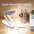 LED Desk Lamp For Office Home Rechargeable Battery Operated 3000k 4500k 6000k 3 Brightness Dimmable Wireless Reading Lamp Flexible Foldable Desk Light pink