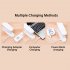 LED Desk Lamp For Office Home Rechargeable Battery Operated 3000k 4500k 6000k 3 Brightness Dimmable Wireless Reading Lamp Flexible Foldable Desk Light white