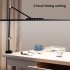 LED Desk Lamp With Clamp Dimmable Eye Caring Table Lamp 5 Brightness Levels And 5 Color Modes Architect Desk Lamps For Home Office Study Work black