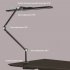 LED Desk Lamp With Clamp Dimmable Eye Caring Table Lamp 5 Brightness Levels And 5 Color Modes Architect Desk Lamps For Home Office Study Work black