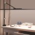 LED Desk Lamp With Clamp Dimmable Eye Caring Table Lamp 5 Brightness Levels And 5 Color Modes Architect Desk Lamps For Home Office Study Work black