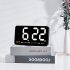 LED Digital Wall Clock With 2 Alarm Large Display Alarm Clock For Living Room Office Classroom Gym Shop Decor green light