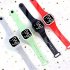 LED Digital Watch Simple Square Waterproof Electronic Watch For Men Women Student Sports Swimming cherry blossom pink