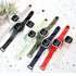 LED Digital Watch Simple Square Waterproof Electronic Watch For Men Women Student Sports Swimming cherry blossom pink