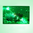 LED Diving Spotlight for Aquarium Fish Tank Decor Lighting EU Plug 110 240V green