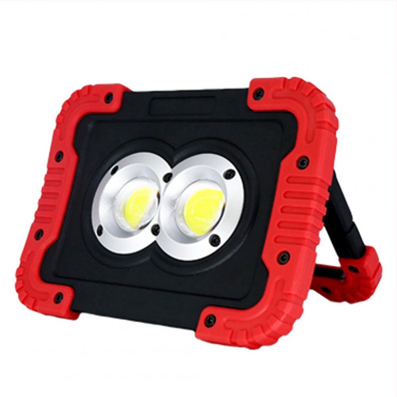 LED Double-end COB Portable Work Light for Outdoor Tent Waterproof USB Charging Camping Lamp Spotlight Battery