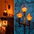 LED E27 85 265V Intelligent Multi mode Flame Effect Simulated Fire Light Bulb Flickering Lamp Xmas Decor Warm Yellow 3 Modes