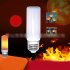 LED E27 85 265V Intelligent Multi mode Flame Effect Simulated Fire Light Bulb Flickering Lamp Xmas Decor Warm Yellow 3 Modes