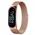 LED Electronic Watch Fashion Touch Screen Waterproof Wristwatch With Magnetic Milanese Band For Men Women black