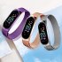 LED Electronic Watch Fashion Touch Screen Waterproof Wristwatch With Magnetic Milanese Band For Men Women black