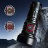 LED Extremely Bright Torch  50000 Lumens Flashlight  Type C Rechargeable Zoom Torch  IP65 Waterproof Flashlight With 4 Light Modes For Camping Hiking Battery no