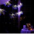 LED Fireworks Shape Solar String lights or Garden Decoration Copper Wire Warm White 40 200LEDs