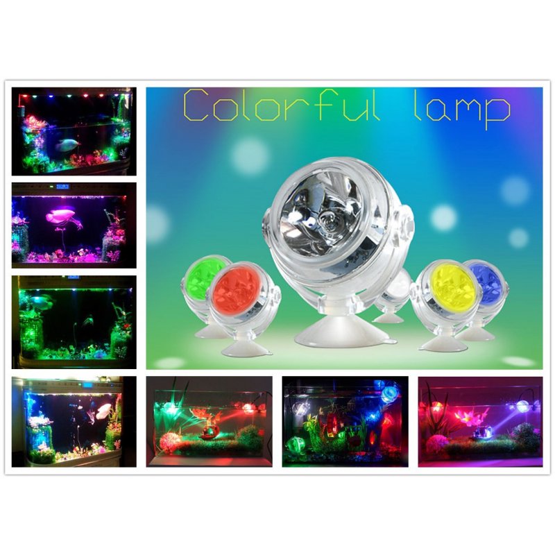 LED Fish Tank Spotlight Reflector Lamp Aquarium Lamp Decoration