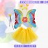 LED Flashing Butterfly Wings Clothes Children Show Costumes Angel Wings Set Pink