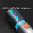 LED Flashlight 300 Lumens Waterproof Built in 800mAh Rechargeable Battery Portable Torch Light Adjustable Zoom Work Light For Outdoor Fishing Camping SD 1023XPE