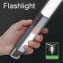 LED Flashlight 300 Lumens Waterproof Built in 800mAh Rechargeable Battery Portable Torch Light Adjustable Zoom Work Light For Outdoor Fishing Camping SD 1023XPE